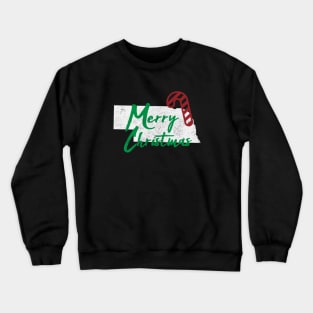 Nebraska Merry Christmas Crewneck Sweatshirt